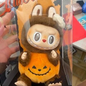 Cute Halloween Plush Toy in Orange and Brown